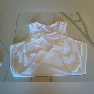 Lululemon White Sleeveless Women's Top